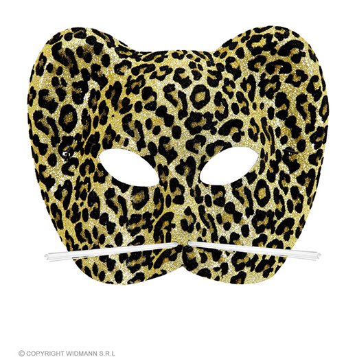 glittermasker luipaard