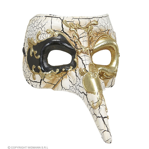 luxe venetiemasker, lange neus