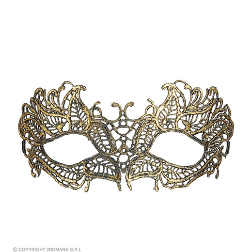oogmasker kant, antiek goud