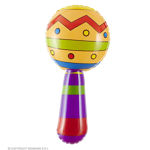 opblaasbare sambaballen met geluid, 20cm