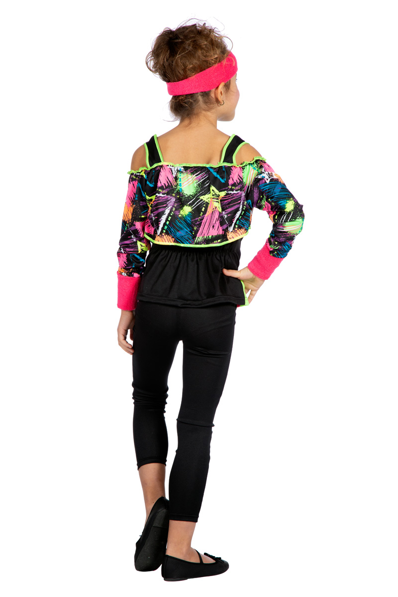 Retro Aerobic fitness girl (V)