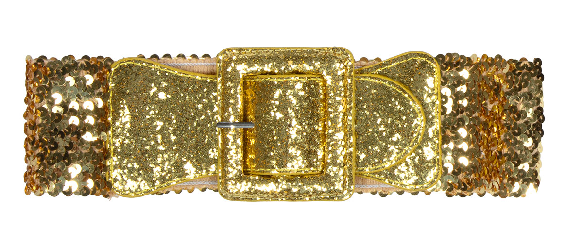 Riem elastiek pailletten