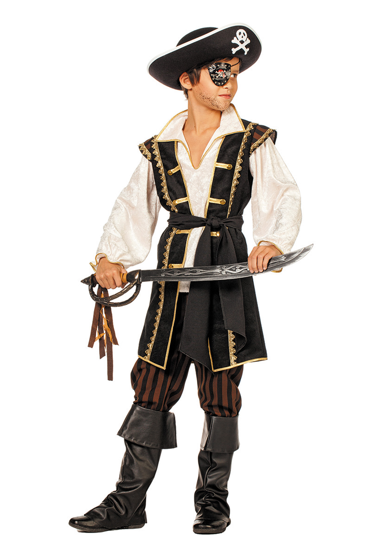 Bruine piraat (jongen)