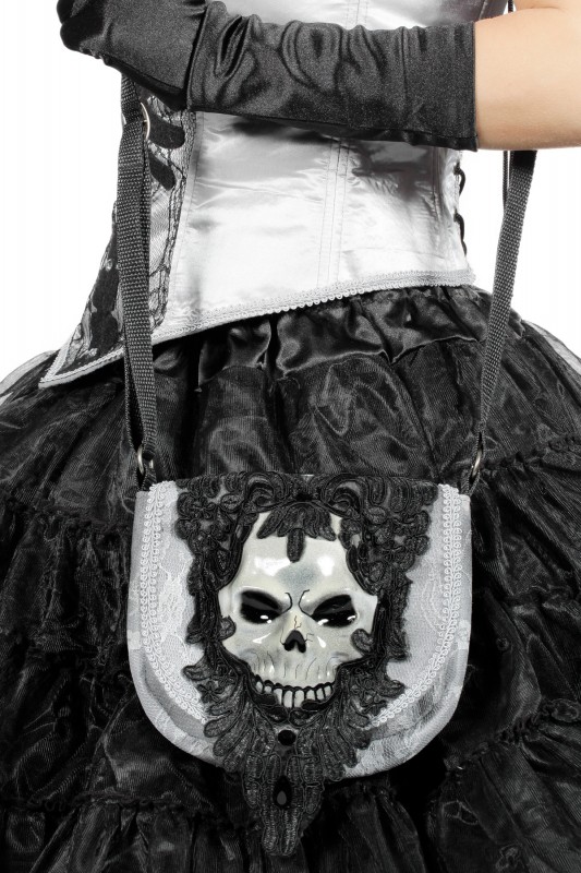 Tas met doodskop luxe