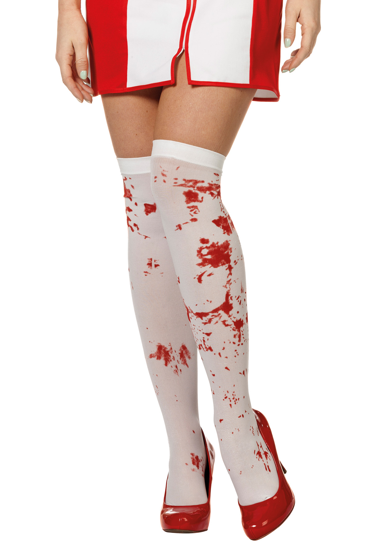 Overknee met bloed