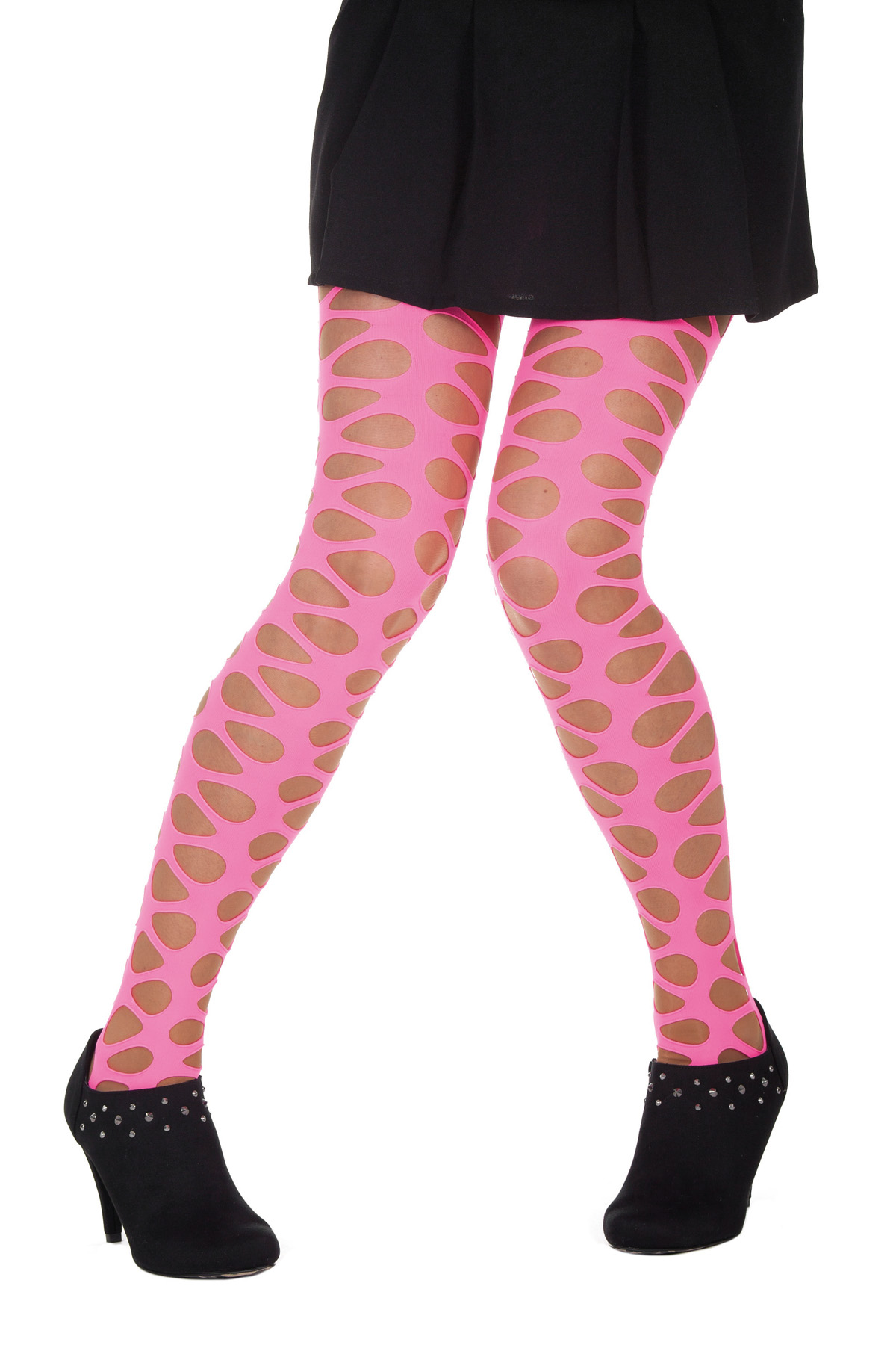 Panty luxe grote gaten