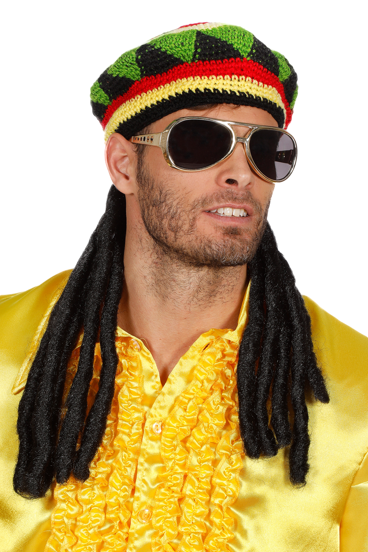 Rasta baret met haar