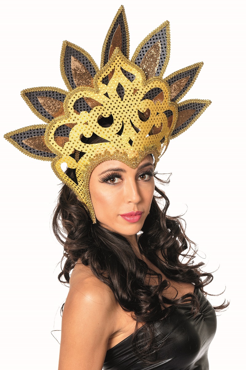 Samba tooi pailletten waaier