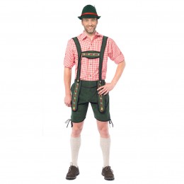 Lederhose Johann kort groen