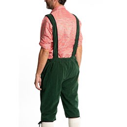 Lederhose Johann lang groen