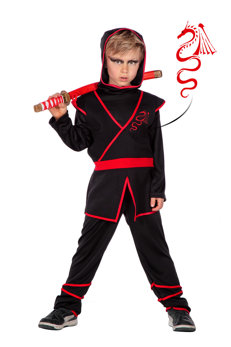 Ninja zwart/rood