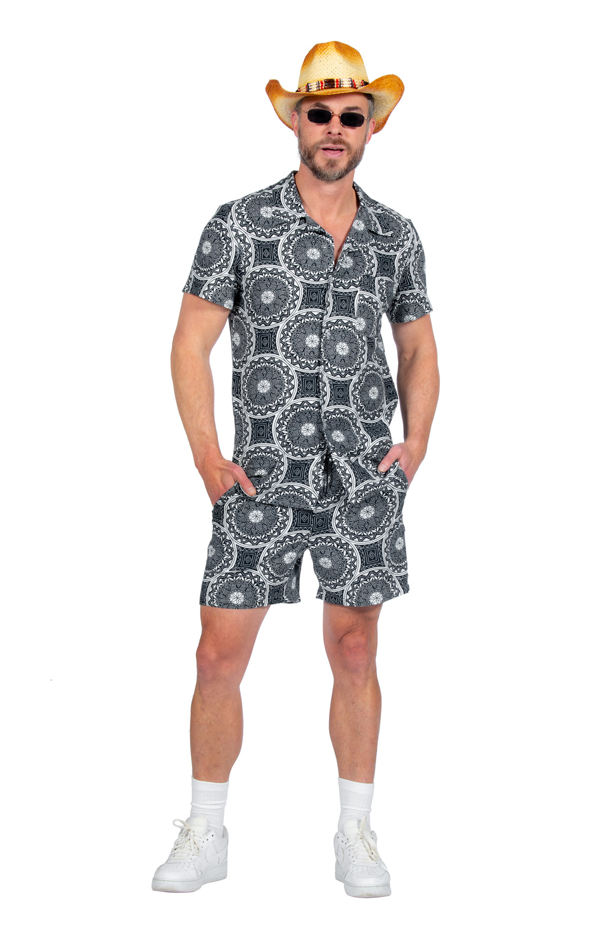 Duo set festival cirkel marine blauw (V)