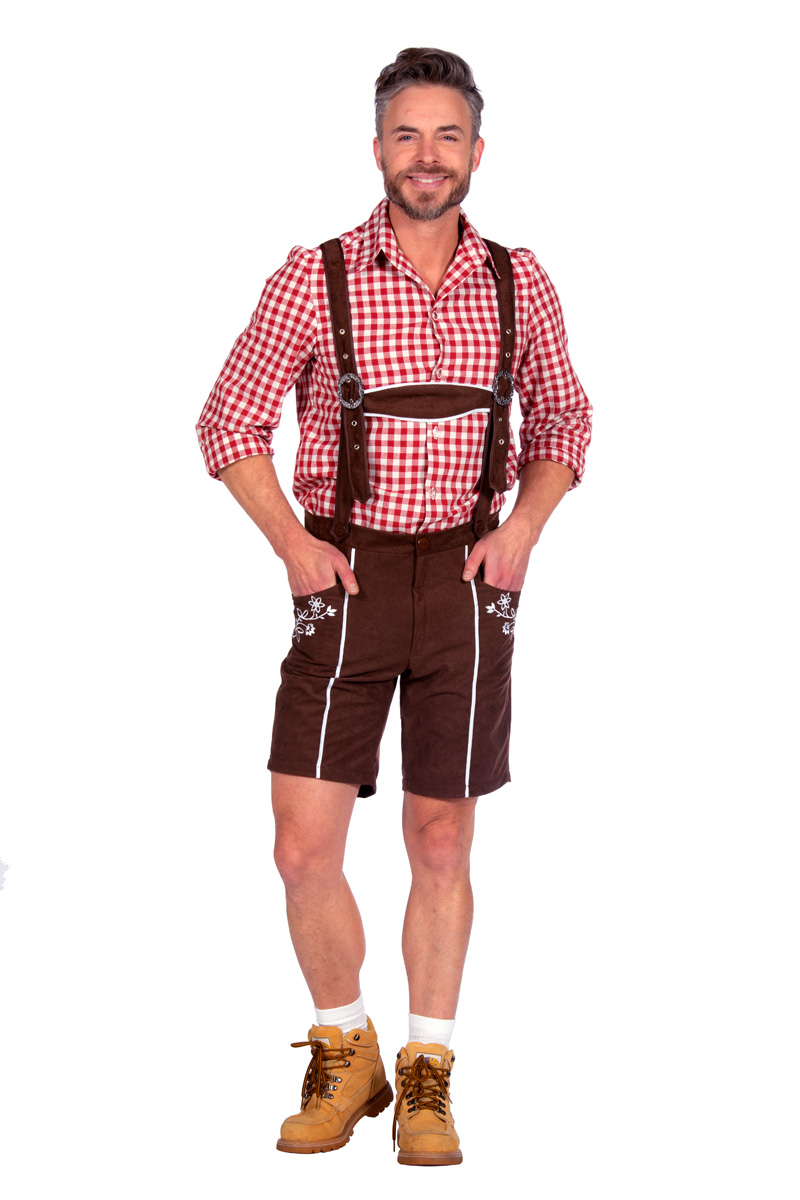 Lederhose kort bruin