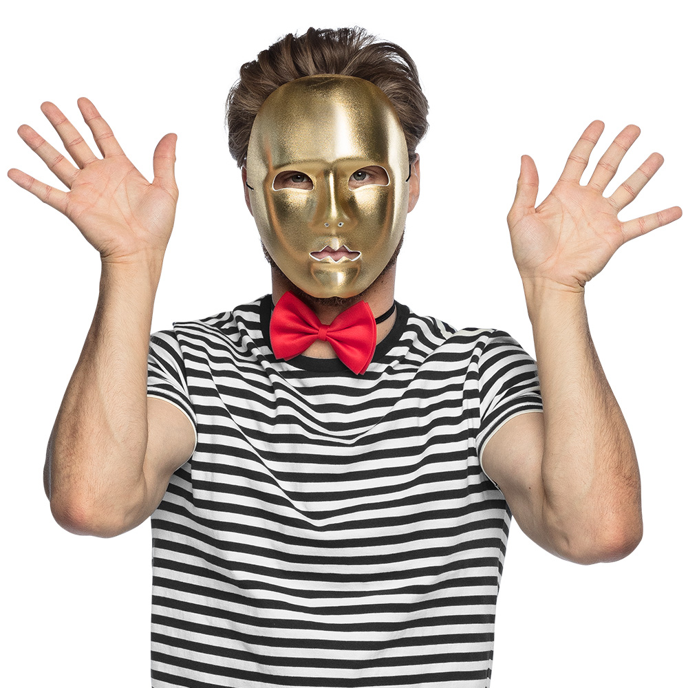Gezichtsmasker Mime goud