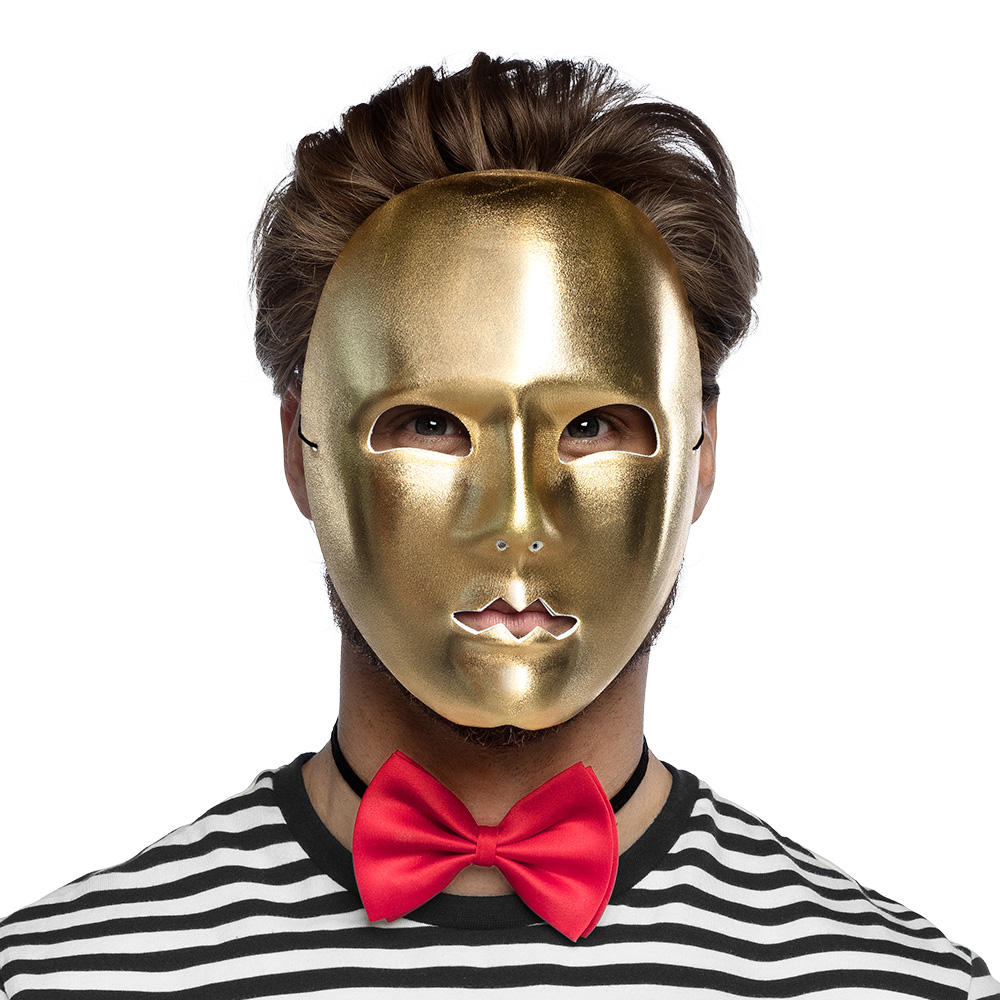 Gezichtsmasker Mime goud