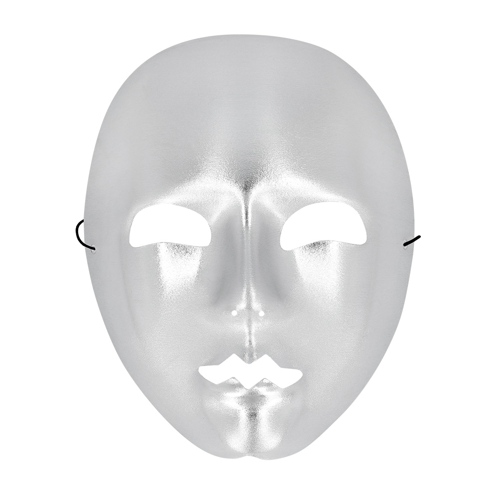 Gezichtsmasker Mime zilver