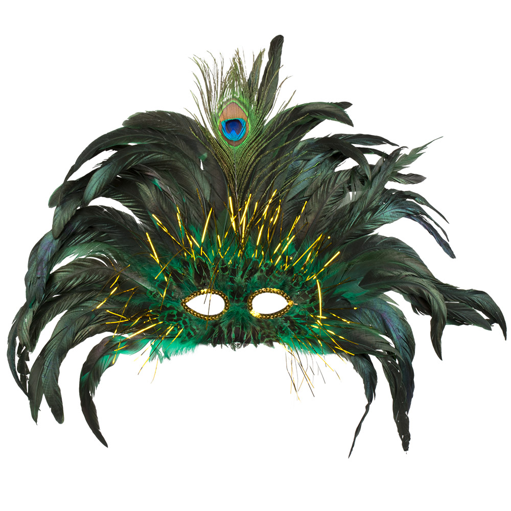 St. Oogmasker Peacock queen