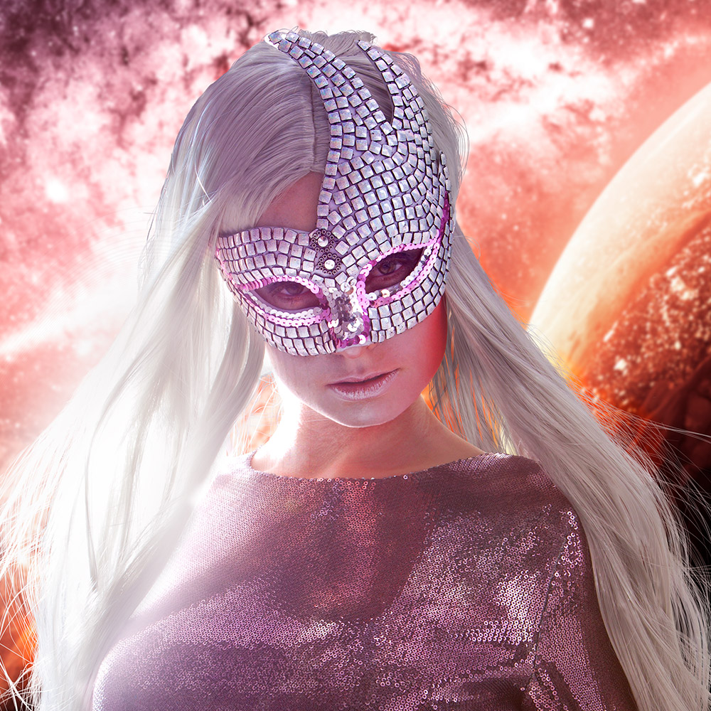 Oogmasker Venice brillanti