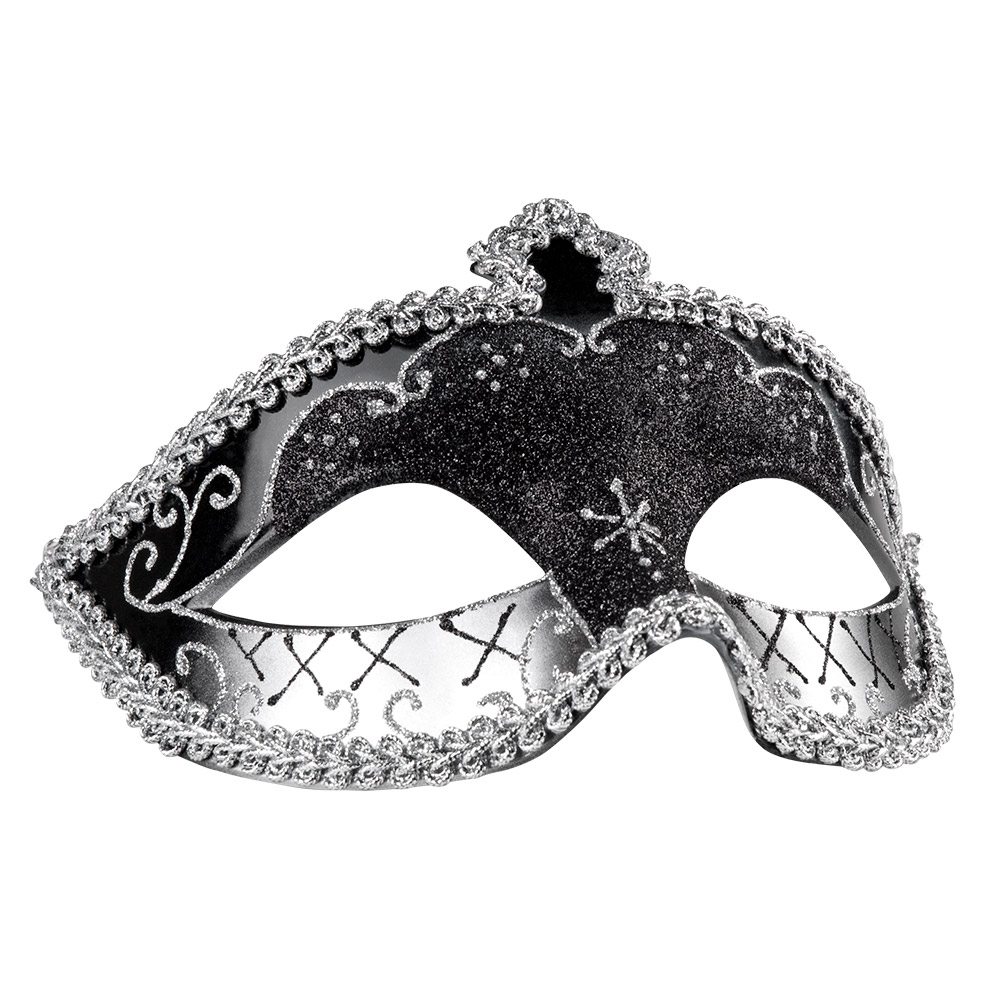 Oogmasker Venice corona 6 kleuren ass.