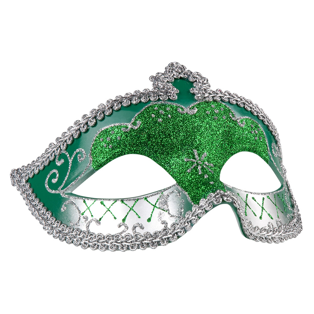 Oogmasker Venice corona 6 kleuren ass.