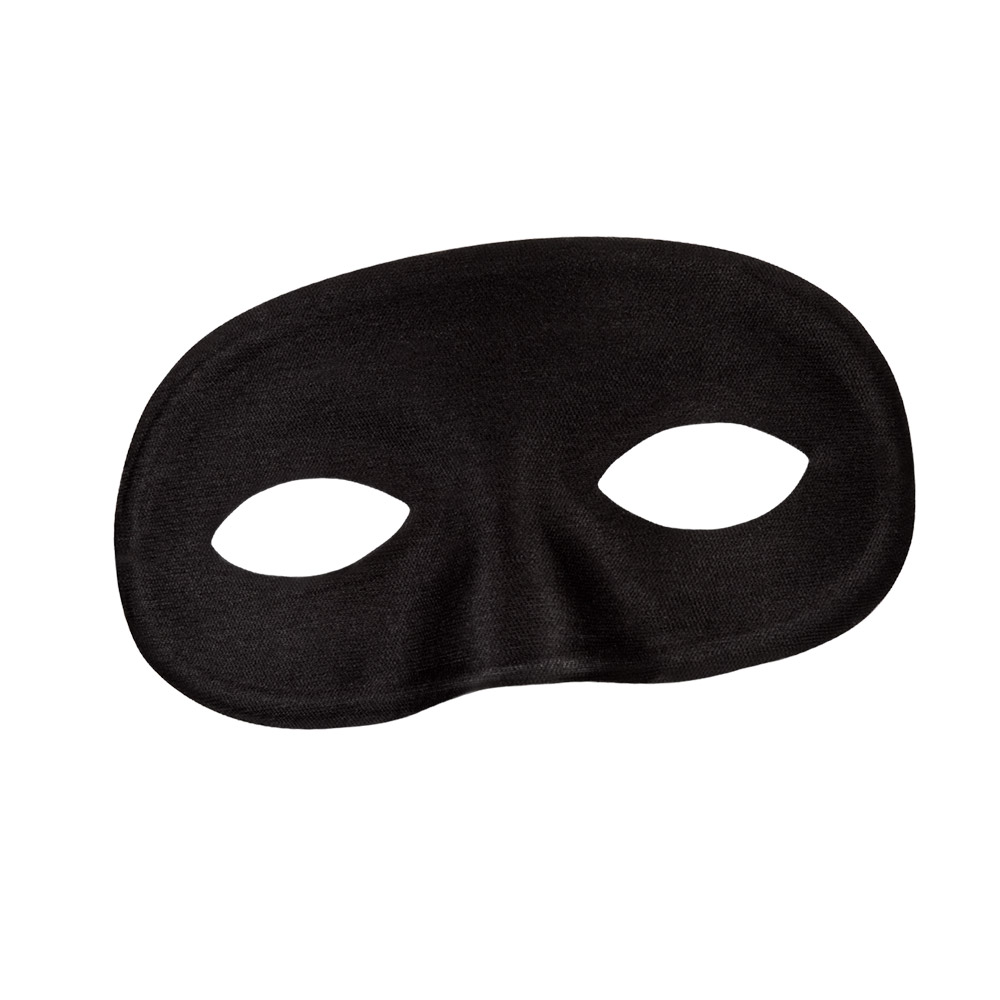 Oogmasker Basic zwart