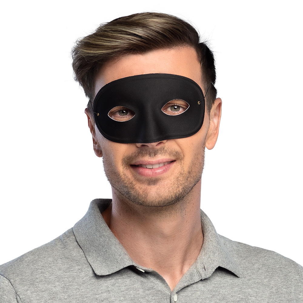 Oogmasker Basic zwart