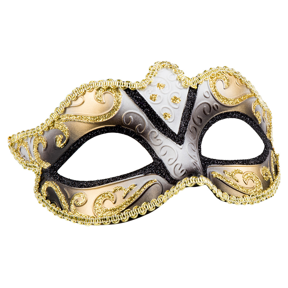 Oogmasker Venice felina 5 kleuren ass.