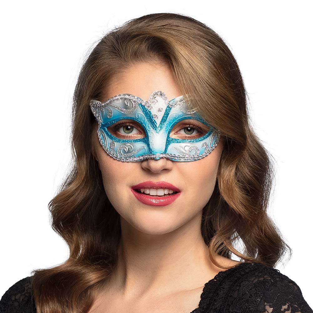 Oogmasker Venice felina 5 kleuren ass.