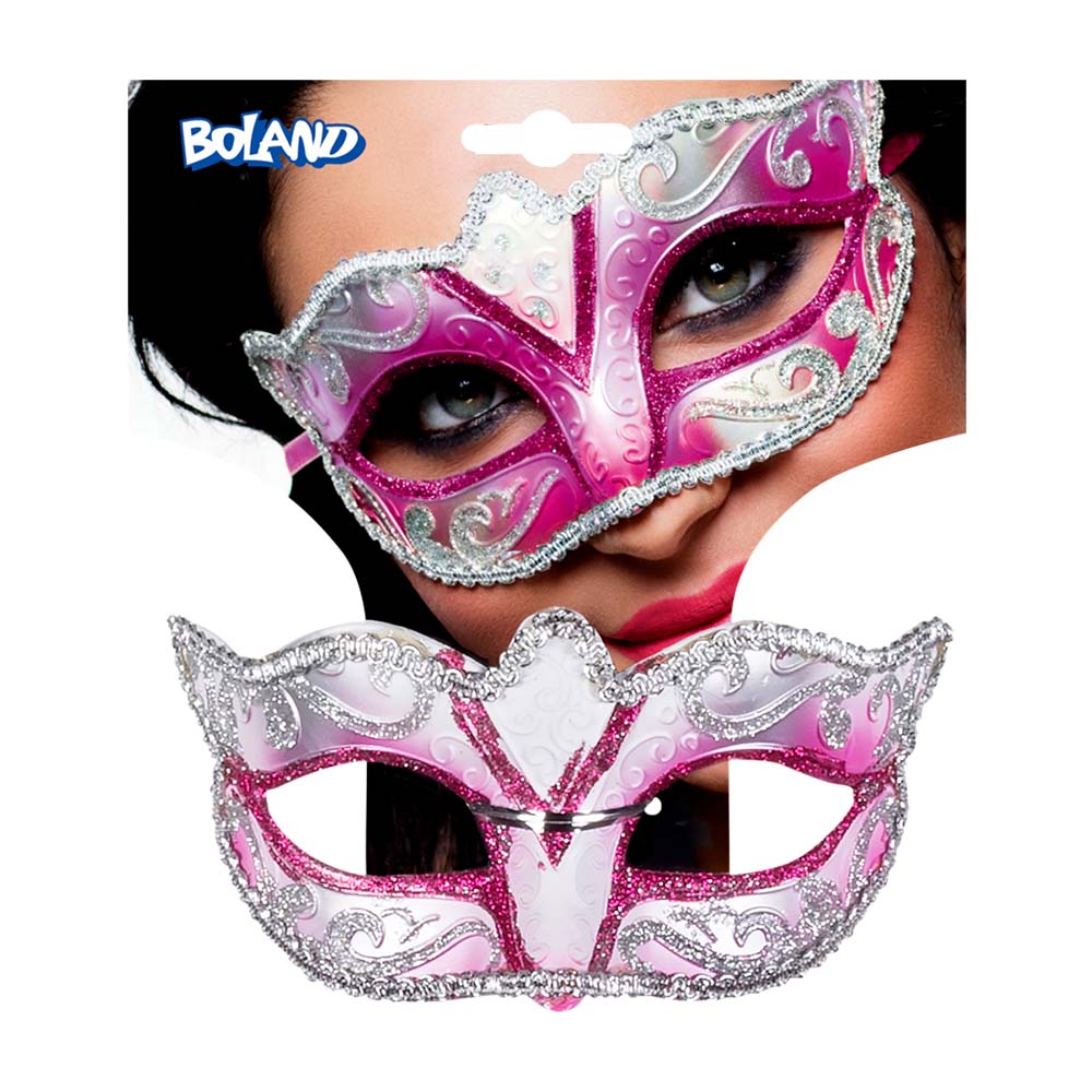 Oogmasker Venice felina 5 kleuren ass.