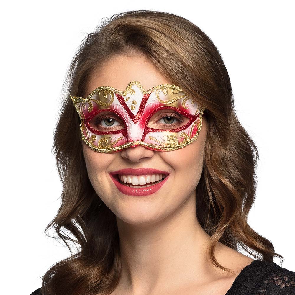 Oogmasker Venice felina 5 kleuren ass.