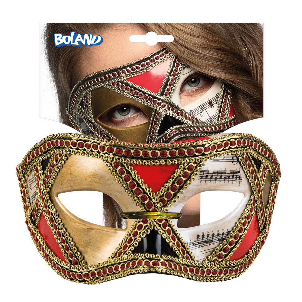 Oogmasker Venice scacchi