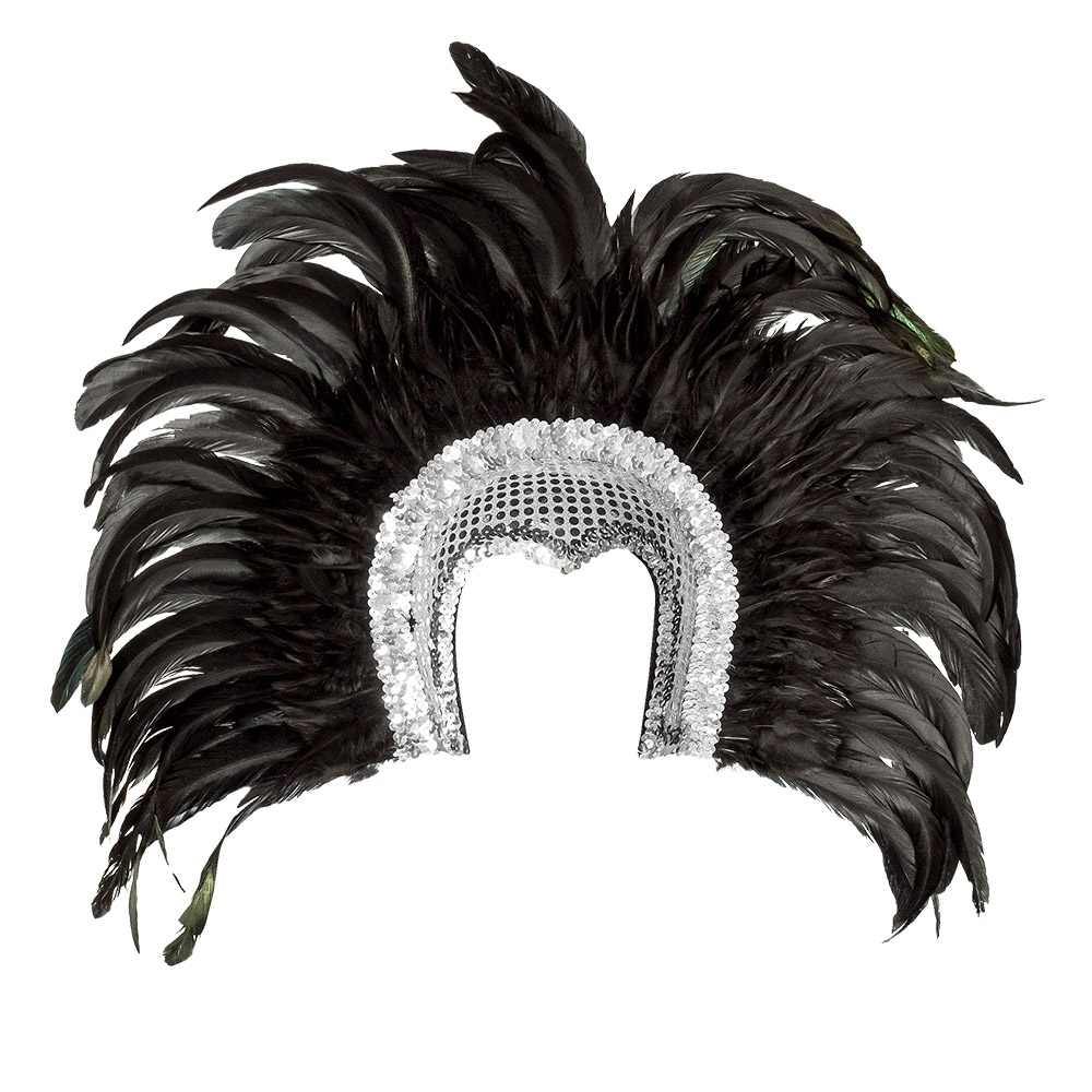 Hoofdtooi Go-go danseres zilver