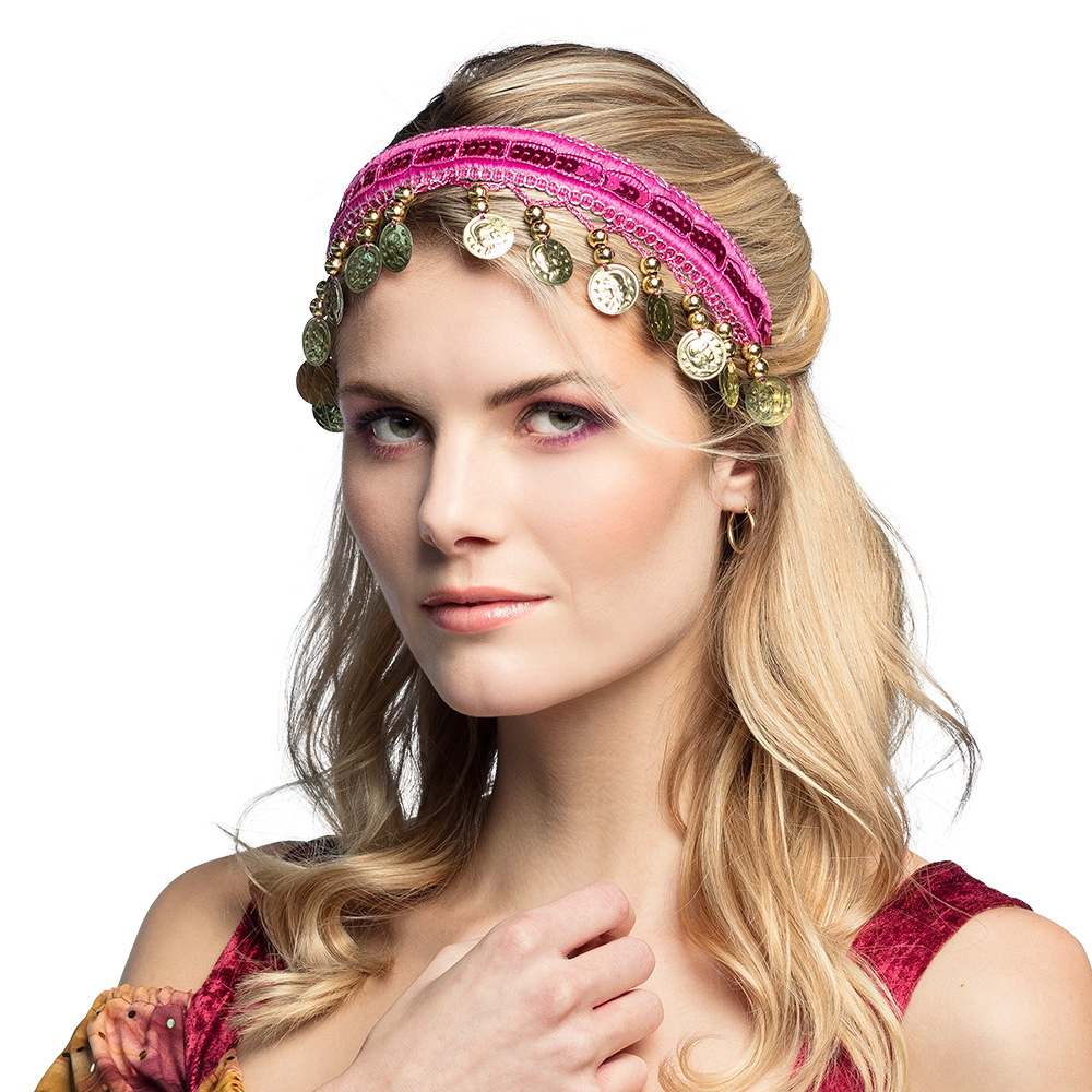 Hoofdband Belly dance 4 kleuren ass.