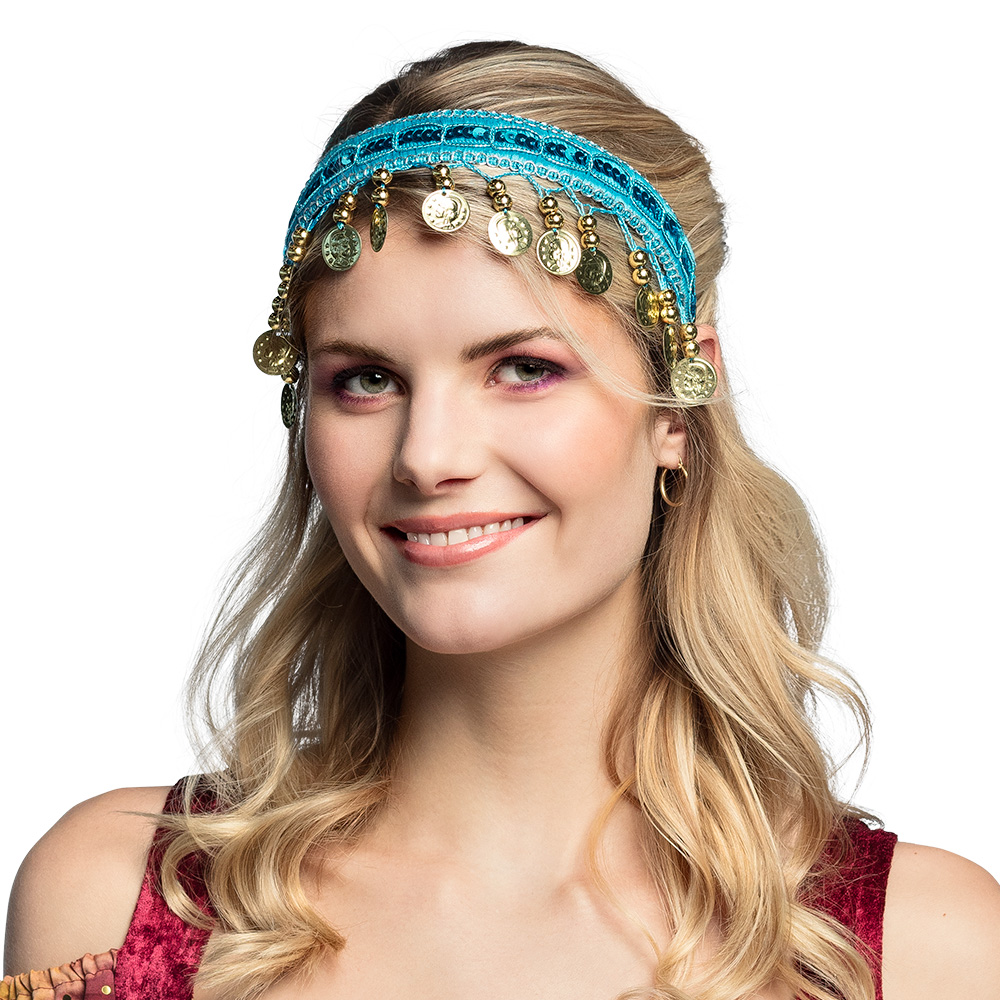 Hoofdband Belly dance 4 kleuren ass.