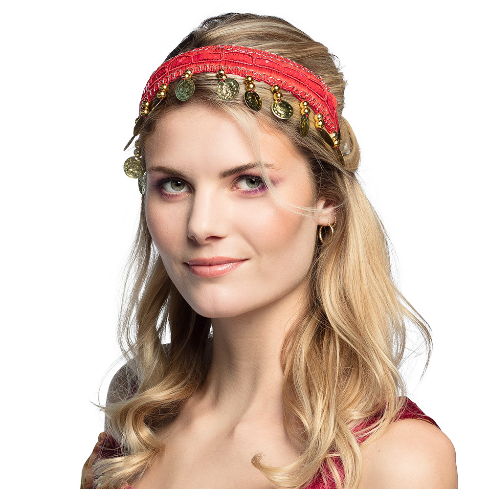 Hoofdband Belly dance 4 kleuren ass.