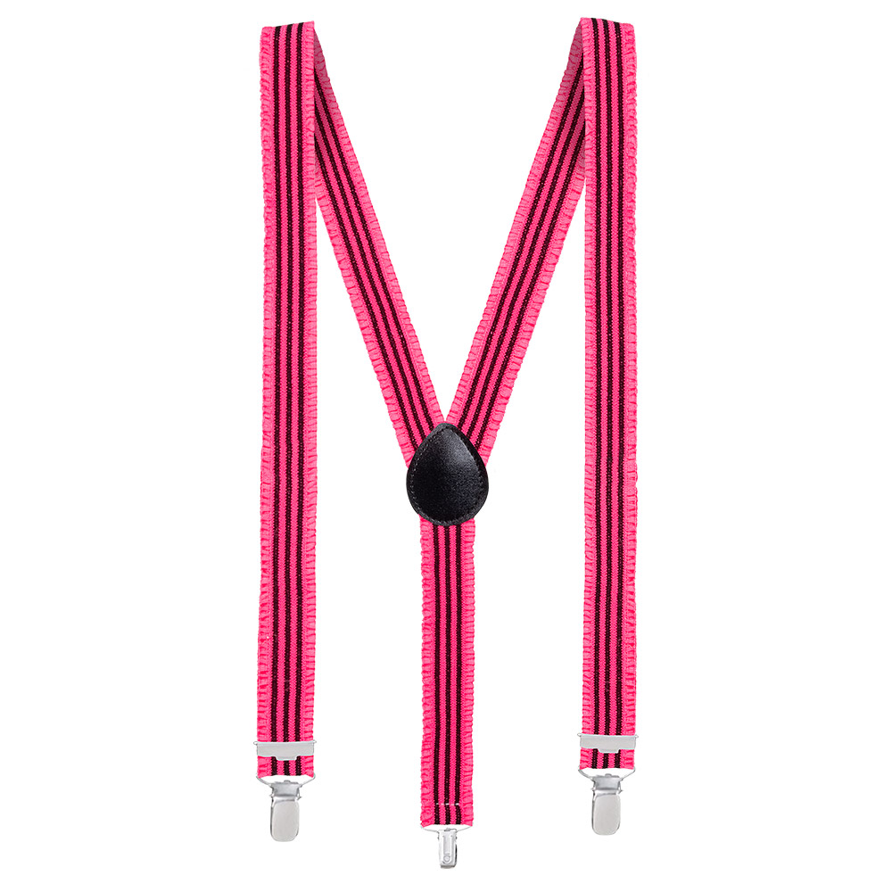 Bretels Ruches neonroze UV