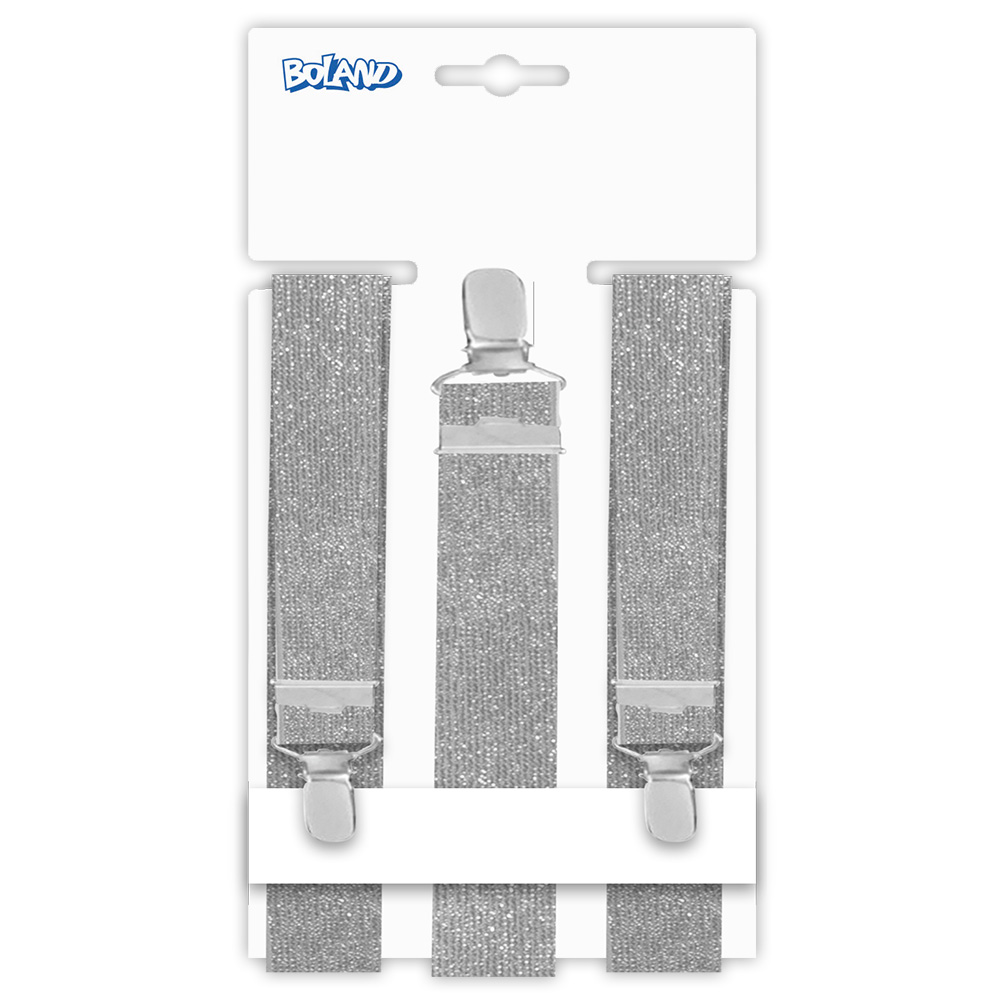 Bretels Basic zilver