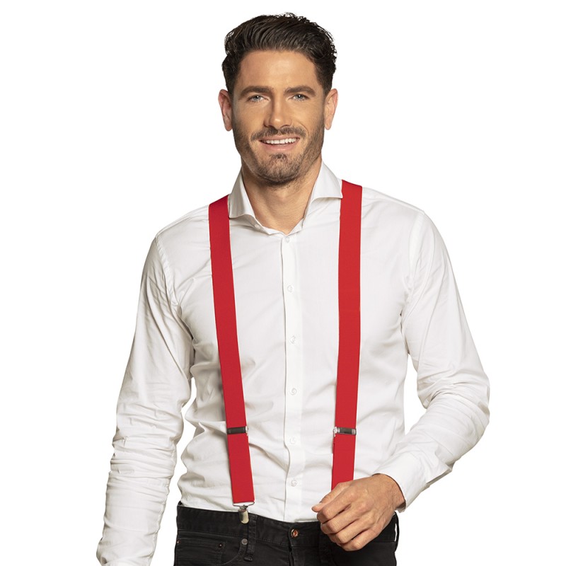 Bretels Basic rood