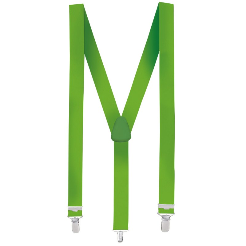 Bretels Basic neongroen UV