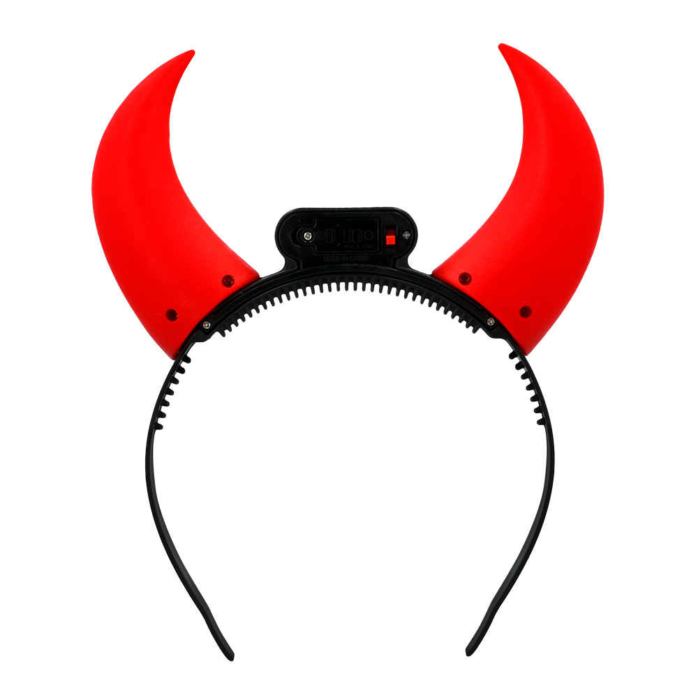 LED diadeem Duivelhoorntjes