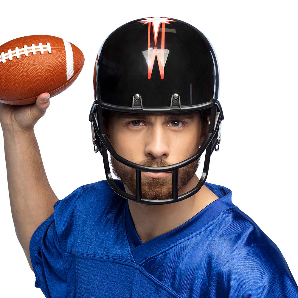 Helm American football zwart