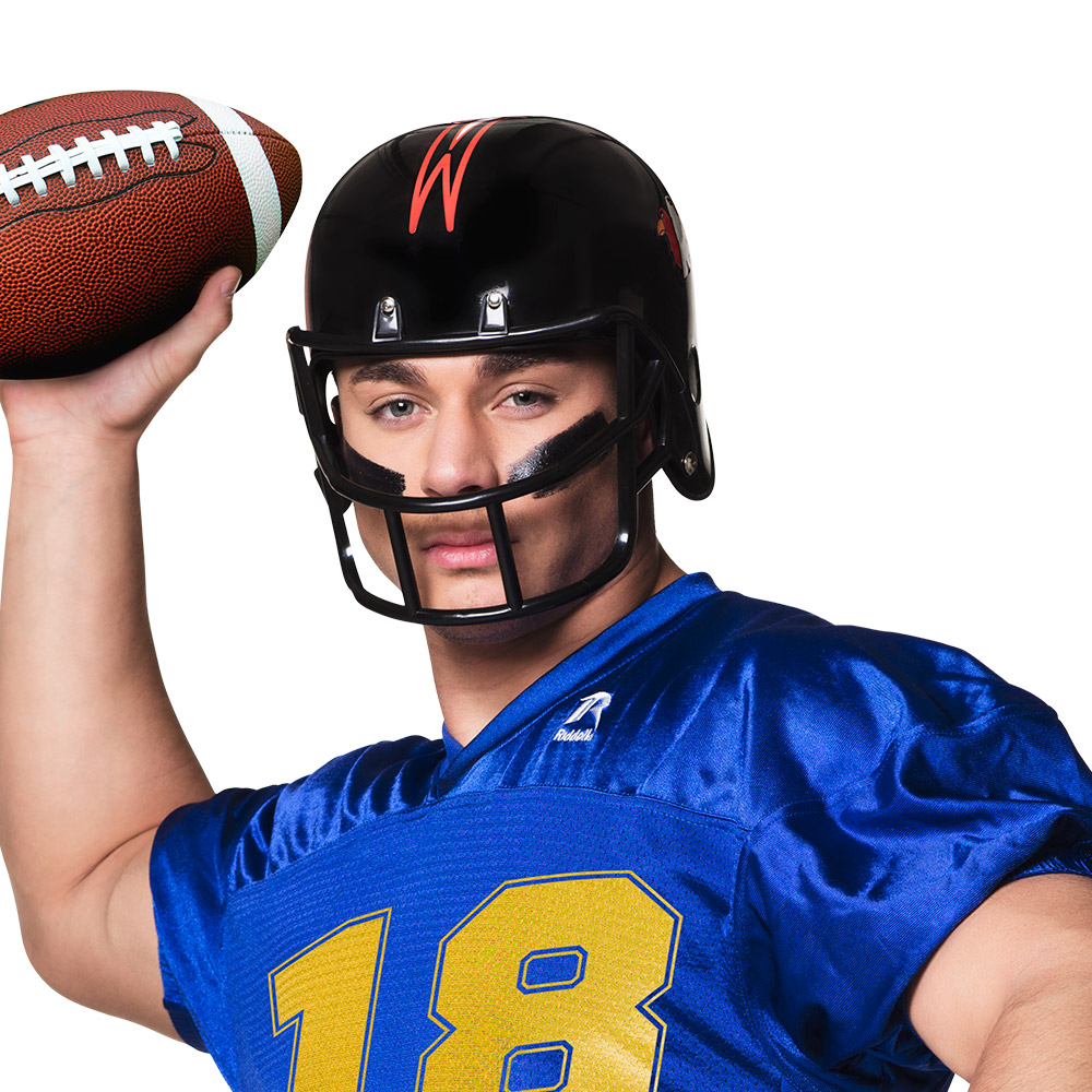 Helm American football zwart