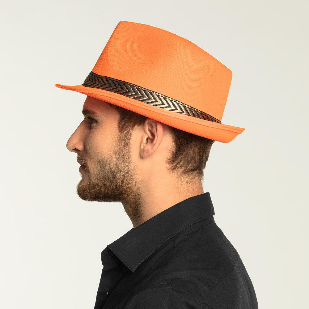 Hoed Funky neonoranje UV