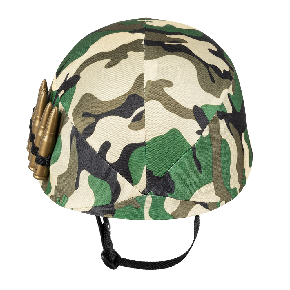 Kinderhelm Militair (verstelbaar)
