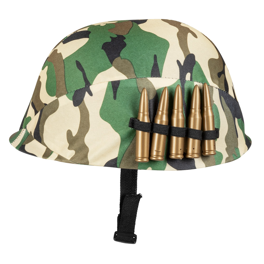 Kinderhelm Militair (verstelbaar)