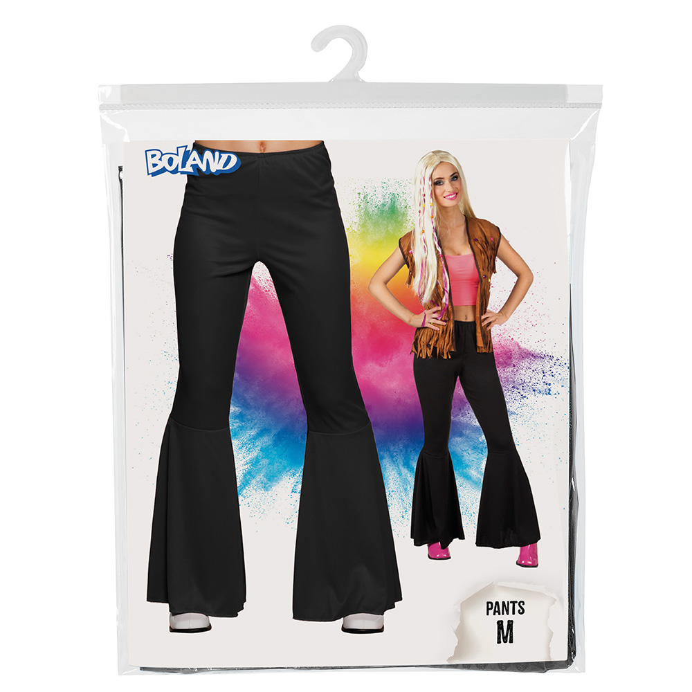 Flarebroek zwart (M stretch)