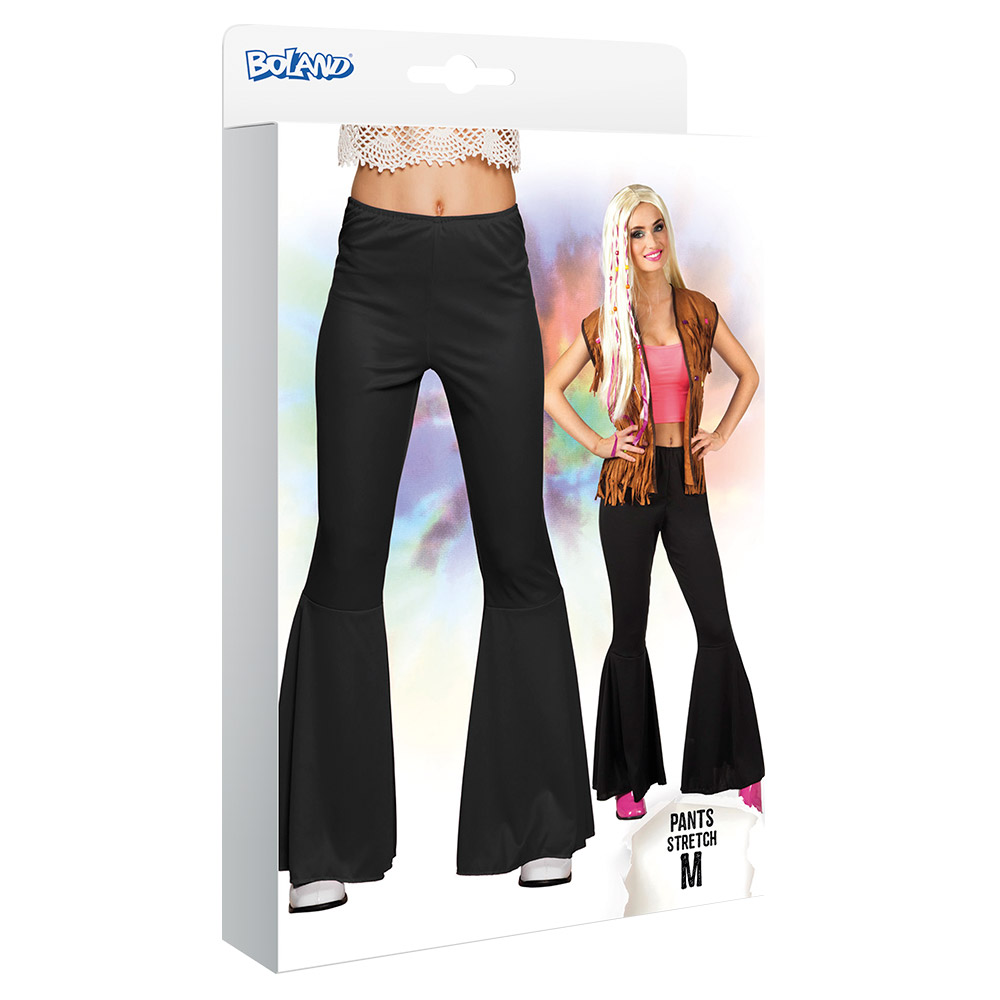 Flarebroek zwart (M stretch)