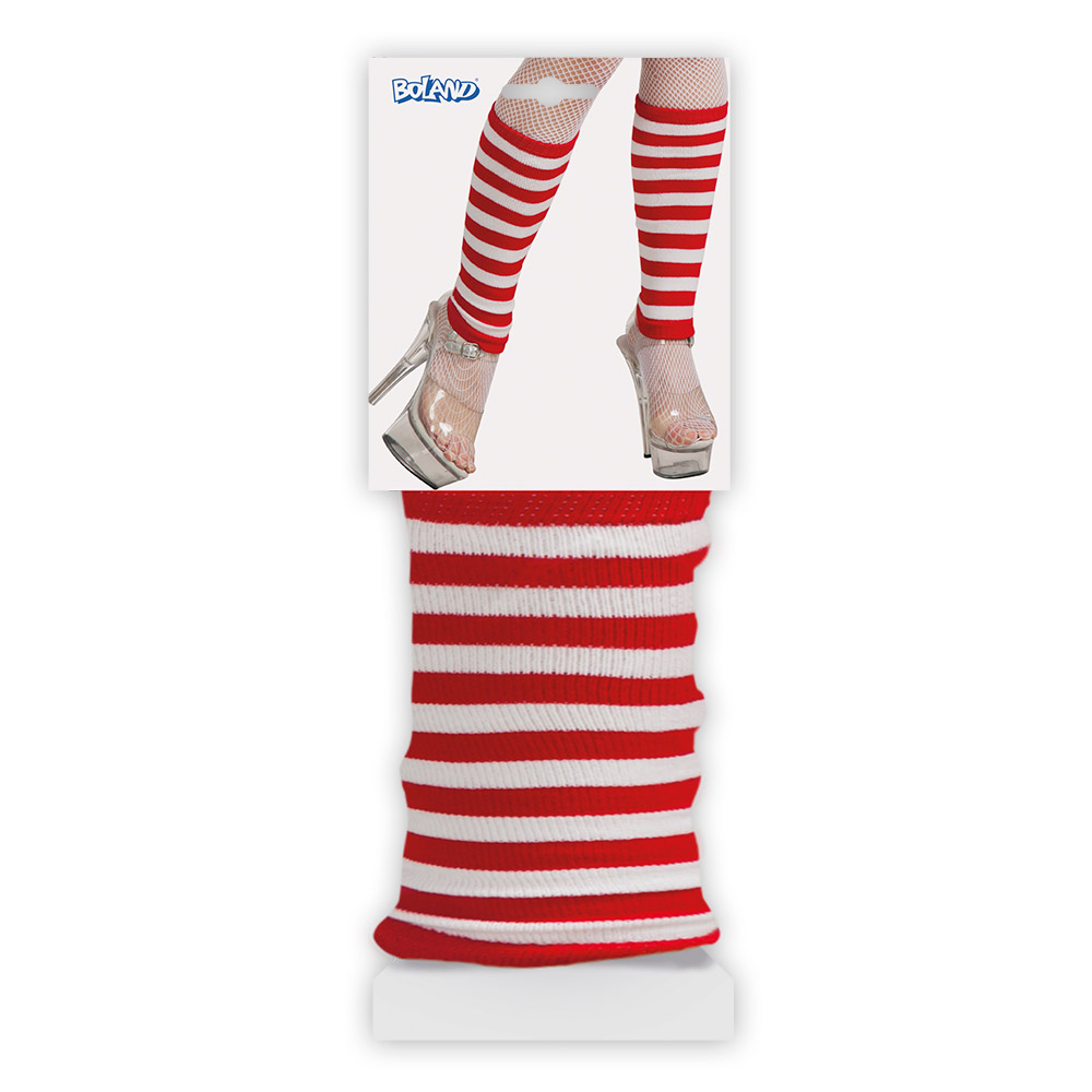 Paar beenwarmers Gestreept