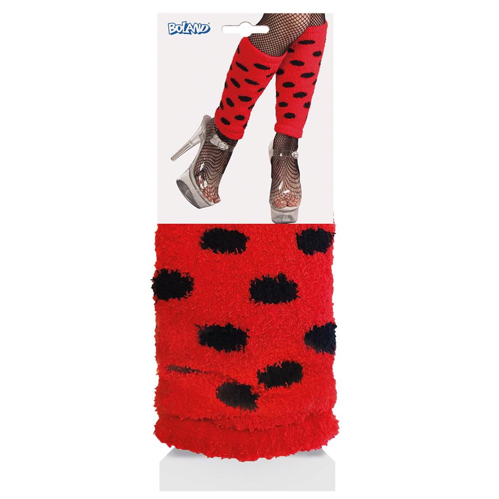 Paar beenwarmers Lieveheersbeestje