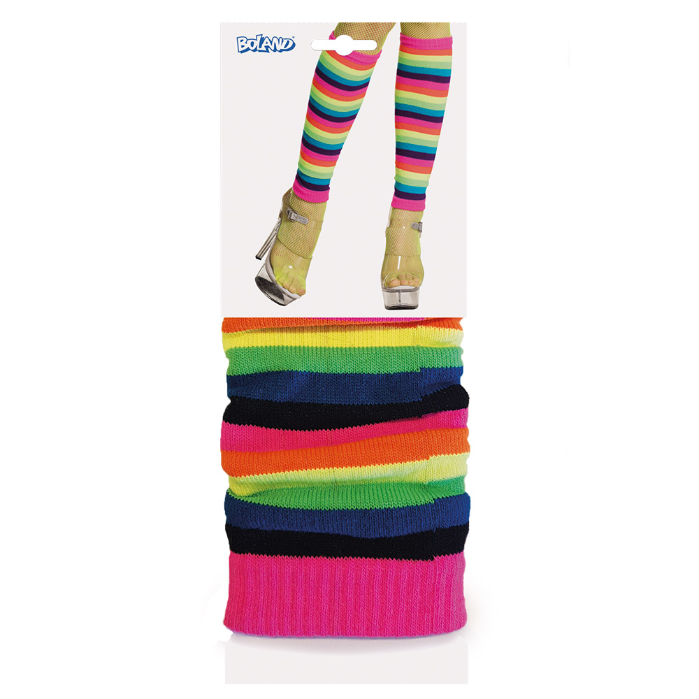 Paar beenwarmers Regenboog UV